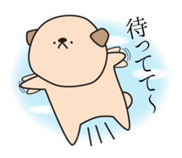 pugs stamp sticker #14037144