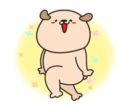 pugs stamp sticker #14037146