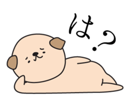 pugs stamp sticker #14037158