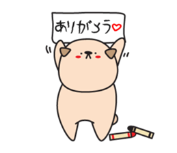 pugs stamp sticker #14037161