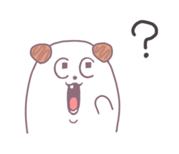 cheerful dog. sticker #14037872