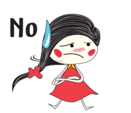 Candy Girl River Hair sticker #14038087