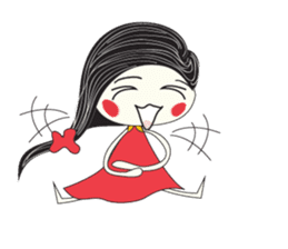 Candy Girl River Hair sticker #14038090