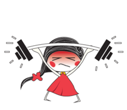 Candy Girl River Hair sticker #14038098