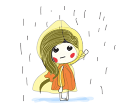 Candy Girl River Hair sticker #14038104