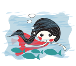 Candy Girl River Hair sticker #14038106