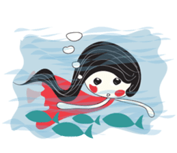 Candy Girl River Hair sticker #14038106