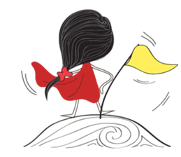 Candy Girl River Hair sticker #14038120