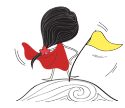 Candy Girl River Hair sticker #14038120