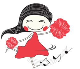 Candy Girl River Hair sticker #14038122