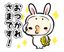 White Rabbit Mr.Usataro sticker #14038759