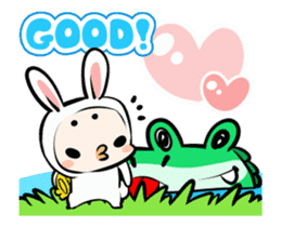 White Rabbit Mr.Usataro sticker #14038771