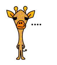 gently giraffe sticker #14039022