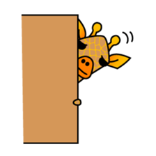 gently giraffe sticker #14039026