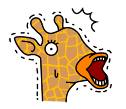 gently giraffe sticker #14039029