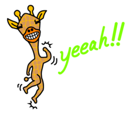 gently giraffe sticker #14039036