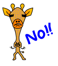 gently giraffe sticker #14039037