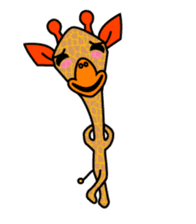 gently giraffe sticker #14039038