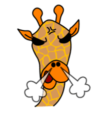 gently giraffe sticker #14039042