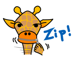 gently giraffe sticker #14039043