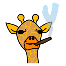 gently giraffe sticker #14039044