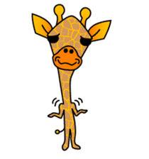 gently giraffe sticker #14039051