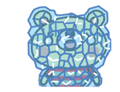 The HONOBONO Bear-Moving sticker #14039419