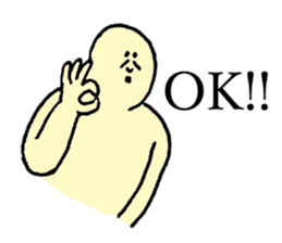 Beard man's name is Ayato sticker #14040070