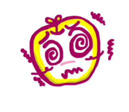 Apple in love sticker #14041410