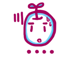 Apple in love sticker #14041413