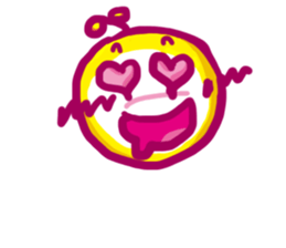 Apple in love sticker #14041417