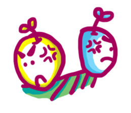 Apple in love sticker #14041420