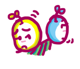 Apple in love sticker #14041421