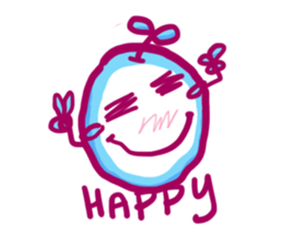 Apple in love sticker #14041424