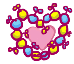 Apple in love sticker #14041432