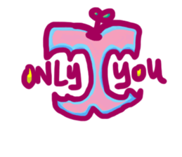 Apple in love sticker #14041433