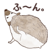 Cute hedgehog! sticker #14041469