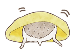 Cute hedgehog! sticker #14041472