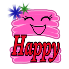 Trendy positive and negative word game-4 sticker #14041782