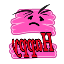 Trendy positive and negative word game-4 sticker #14041783