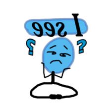 Trendy positive and negative word game-4 sticker #14041787