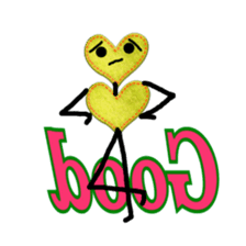 Trendy positive and negative word game-4 sticker #14041789