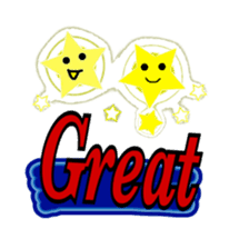 Trendy positive and negative word game-4 sticker #14041790