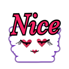 Trendy positive and negative word game-4 sticker #14041796