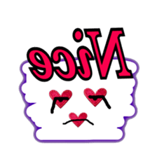 Trendy positive and negative word game-4 sticker #14041797