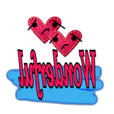 Trendy positive and negative word game-4 sticker #14041801