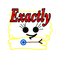 Trendy positive and negative word game-4 sticker #14041804