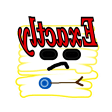 Trendy positive and negative word game-4 sticker #14041805