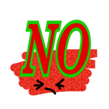 Trendy positive and negative word game-4 sticker #14041810