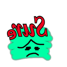 Trendy positive and negative word game-4 sticker #14041813